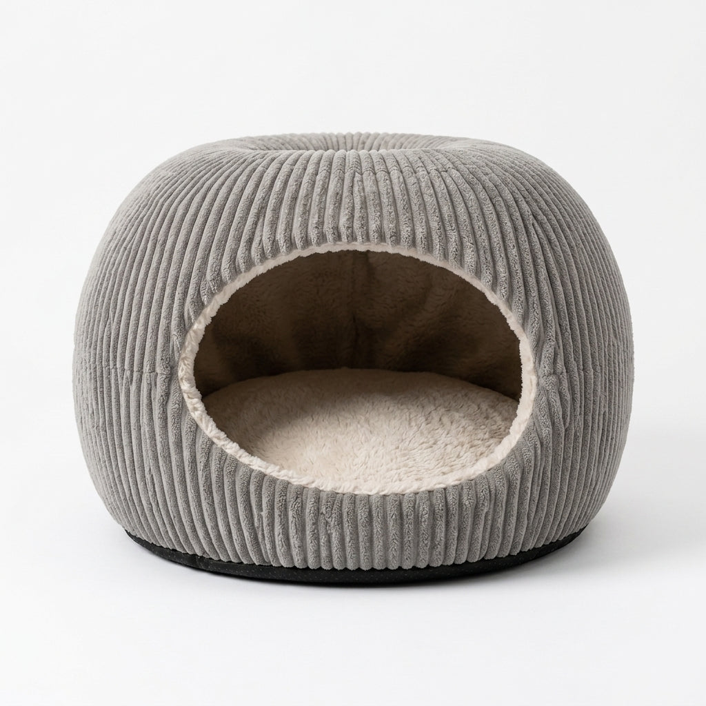 joinvirello™Donut Cave Pet Bed – Cozy Enclosed Sleeping Nest for Cats & Small Dogs