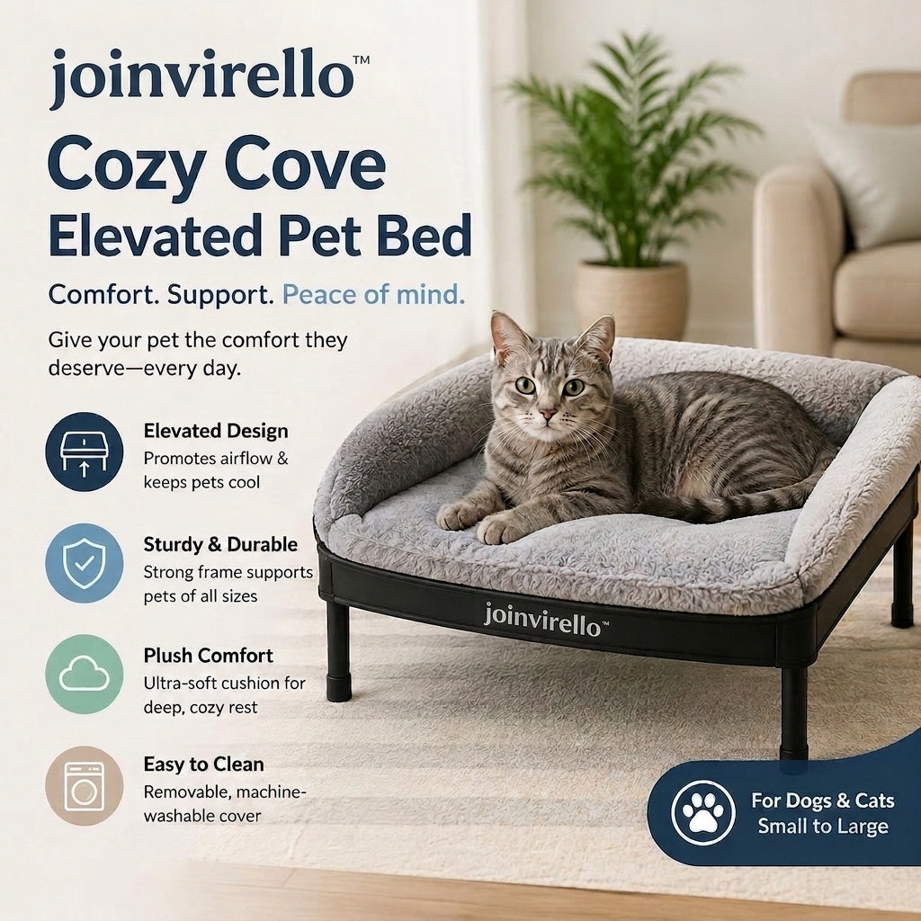 joinvirello™ CozyNest Orthopedic Pet Lounge Bed