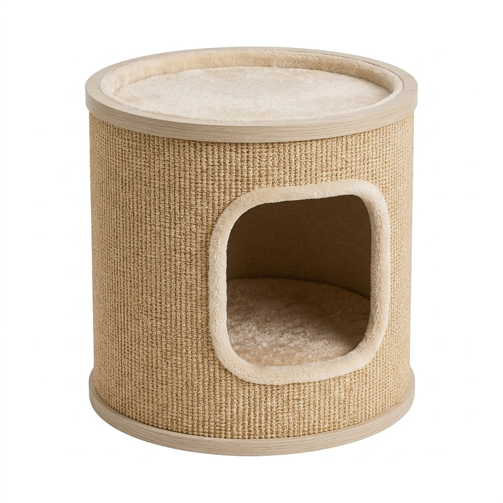 joinvirello™Multi-Level Cat Scratcher Lounge – Cozy Hideaway & Interactive Rest Station