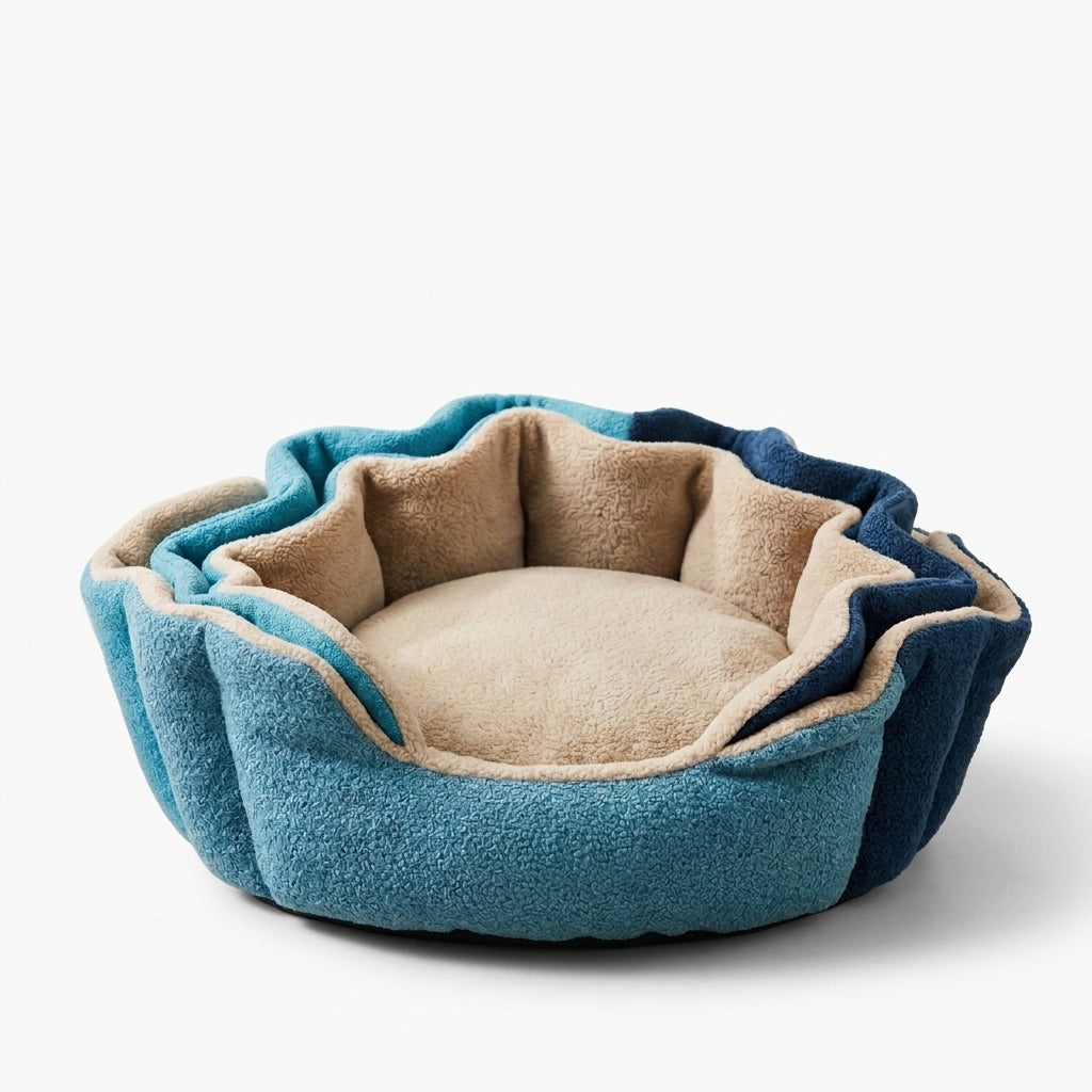 joinvirello™Reef Cat Bed – Ocean-Inspired Cozy Pet Bed for Cats & Small Dogs