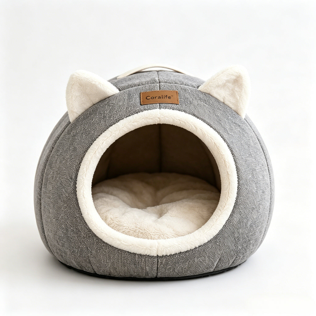 joinvirello™ Paw-Fect Retreat Cozy Cat Cave Bed